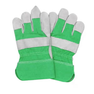 Guantes de Trabajo de Cuero de Alta Visibilidad, Suaves y Cómodos, Guantes de Trabajo Canadienses, Protección Flexible para las Manos de Uso General - Product Image 3