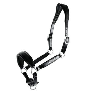 Licou de cheval en nylon confortable et durable et bride en cuir de style occidental laitier/boeuf arrondi spectacle licou - Product Image 4