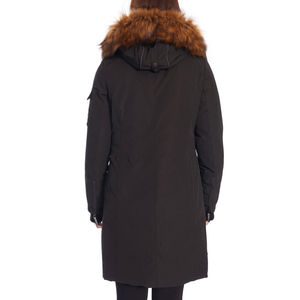 Veste parka pour femmes en gros, hiver 2026, imperméable, manches longues, taille plus, fermeture éclair, manches longues, OEM - Product Image 3