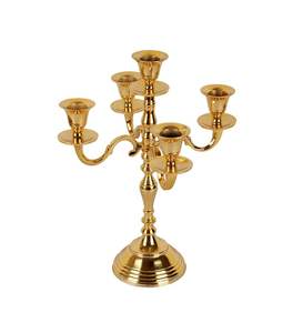 Porte-bougie en métal de luxe, pot à bougie unique pour une décoration élégante de la maison, tables à manger et mariages, qualité supérieure - Product Image 6