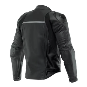 Customized Design Genuine Cowhide Black Leather Motorbike Jacket CE Approved Armors Racing Protective Motorcycle Jacket For Men - Product Image 2