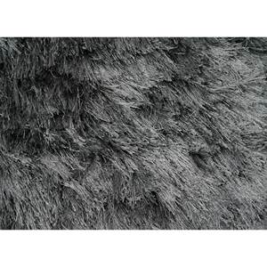 Alfombra de Poliéster Gris Negro con Diseño 3D, Felpa, Rectangular, con Parches de Color Sólido para el Hogar, Dormitorio, Sala de Estar - Product Image 2