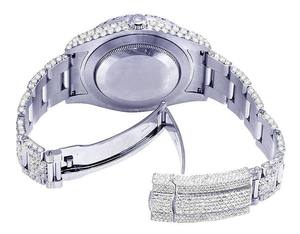 Top Tendance VVS Moissanite Diamant Index Rouge Cadran Automatique Glacé Montre Automatique Hip Hop Mode Porter De L'Inde Grossiste - Product Image 6