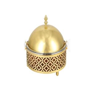 Top Trending Hammered Design Hot Pot Acero inoxidable Acabado brillante Servidor de cazuela Hot Pot Home Hotel Restaurant Use - Product Image 2