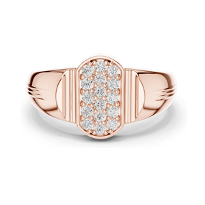 Anillo de Diamante de Laboratorio de 0.3 CT para Mujer, Oro de 18KT, 14KT, 10KT y Plata 925, Oro Rosa, Amarillo, Blanco, Claridad VVS-VS y Moissanita - Product Image 3