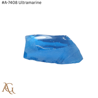 Nano Lab Grown Rough # Un Nanosital synthétique créé en laboratoire, de couleur bleu ultramarin, taille gemme, référence 7408