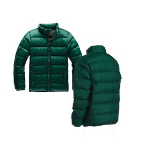 High Quality Custom Designed Men's Puffer Jacket Stand Collar for Winter Fashion Solid Casual Warm with Canvas Low MOQ Coated - Product Image 4