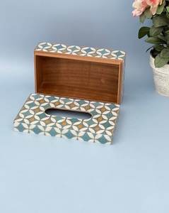 Venta al por mayor OEM pulpa de madera virgen papel de seda facial Mdf caja de pañuelos - Product Image 2