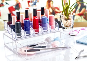 กล่องเก็บยาทาเล็บอะคริลิคใส AFOSSA แบบลิ้นชัก  รักษาสิ่งแวดล้อม  กล่องจัดเก็บอเนกประสงค์ - Product Image 3