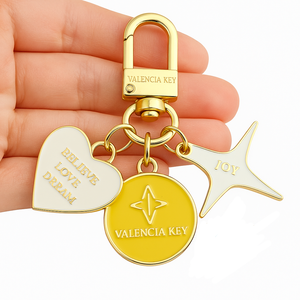 <span class=keywords><strong>OEM</strong></span> tùy chỉnh men kim loại móc khóa với logo in ấn tùy chỉnh logo Keychain phụ kiện - Product Image 2