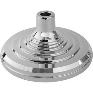 USA TOP FLAGSINC Silver Interior <b>Flag</b> Holder Stand <b>for</b> Indoor Use 1.3 Inch Diameter <b>Pole</b> Base 1.1-0.9 Inch Display Accessories - Product Image 5