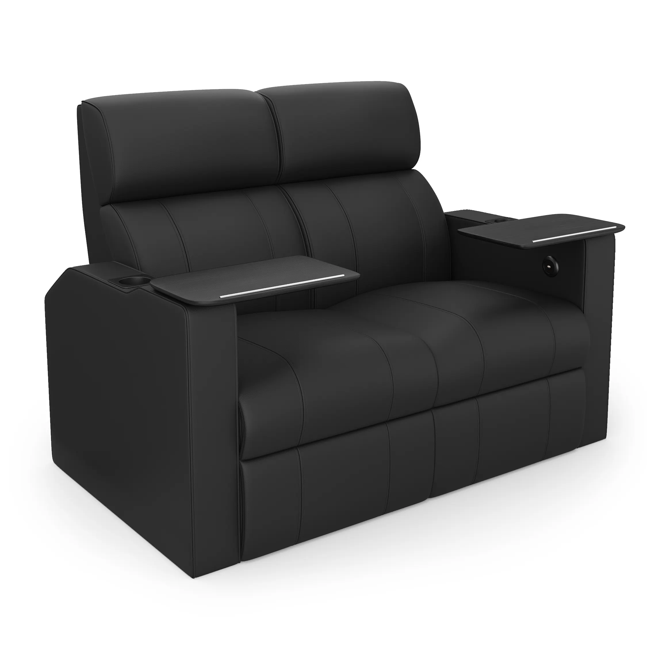 Custom Top Quality Verona Twin Recliner Full Leather rimovibile divano divano soggiorno sedie divani in pelle reclinabile