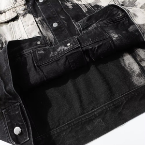 แจ็กเก็ตผ้ายีนส์สำหรับผู้ชายเสื้อแจ็กเก็ตผ้าเดนิมผ้าฝ้ายสวมใส่สบายสไตล์สตรีทใหม่ - Product Image 6