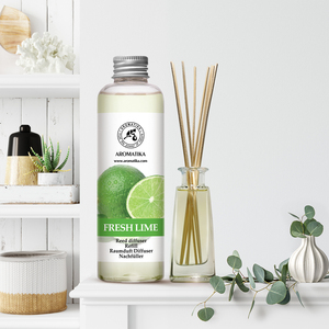 Aromatika Fresh Lime Aroma <b>Diffuser</b> <b>Refill</b> Liquid 200ml Long Lasting Room Fragrance <b>Reed</b> <b>Diffuser</b> Oil - Product Image 4