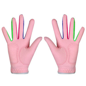 Recién llegado, guantes de Golf de cuero Cabretta blanco, tela transpirable, logotipo personalizado, Material suave, guantes de Golf de piel de oveja duraderos - Product Image 3