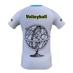 Men's Q-Neck Short Sleeve 100% Polyester Breathable Comfortable High Quality Customizable Jersey <b>Set</b> Beach <b>Volleyball</b> Team Gear - Product Image 3