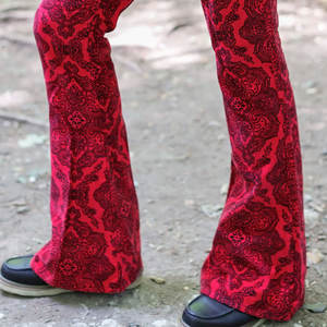 Service OEM, concevez vos propres pantalons évasés à devant plat imprimés pour hommes, prix bas, toile de haute qualité, anti-froissement, poids lourd - Product Image 5