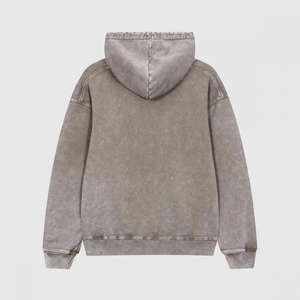 Sweat à capuche surdimensionné personnalisé délavé à l'acide fabricant 100% sweat à capuche en coton de haute qualité sweat à capuche délavé vintage sweats pour hommes - Product Image 2
