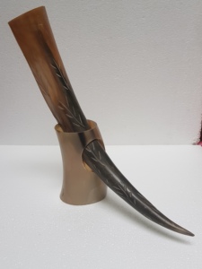 Cuerno Vikingo Natural de Diseño Antiguo, Latón Pulido con Estilo Animal, Souvenir de Crafts Galore Exports - Product Image 2