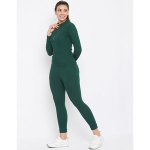 Femmes personnalisé XS taille 2 pièces été Streetwear sport à capuche et survêtement ensemble tricot décontracté solide motif survêtement survêtement - Product Image 4