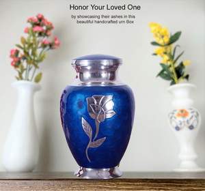 Aluminum Handcrafted Cremation Urn Adult Memorial Funeral <b>Keepsake</b> <b>for</b> Men Women Child and Casket <b>for</b> <b>Ashes</b> Adult Male - Product Image 2
