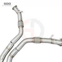 Système d'échappement sport en acier inoxydable SDO pour Audi RS6 RS7 C8 4.0T 2019-2024, compatible avec le contrôle de soupape d'origine