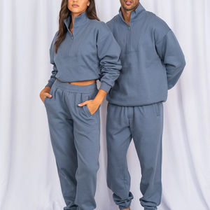 Haute qualité 350GSM hommes à capuche personnalisé brodé solide motif épais lourd crochet noir blanc coton doublé à capuche - Product Image 4