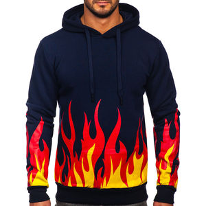 Sweat-shirts à sublimation pour hommes sur mesure, prix de gros bon marché, tissu en polaire 100% polyester, motif imprimé, sweat-shirt à capuche tricoté - Product Image 1