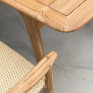 Utdoor et Dining Table atatral eaeak nd 8 hairs pelos With ope-allallene - Product Image 3