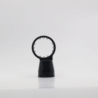 Adaptor Braket Sambungan Robot Aluminium CNC Presisi Tinggi untuk Kit Robot, Lengan Robot, Motor Harmonic Drive