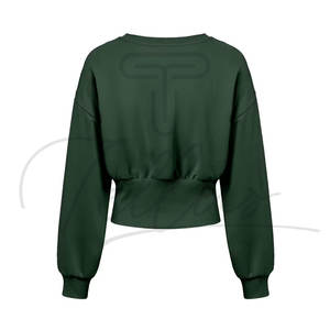 Sudadera de Mujer de Algodón 100% con Estampado Extra Grande, Diseño Nuevo, para Uso Casual, Transpirable, Venta Directa de Fábrica - Product Image 4