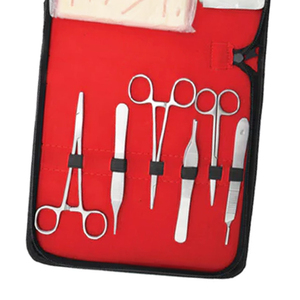 Kit de Sutura de Acero para Prácticas, Kits de Sutura para Estudiantes, Herramientas de Entrenamiento Médico, Almohadilla de Práctica de Piel, Porta Agujas Médicas de Enfermería - Product Image 3