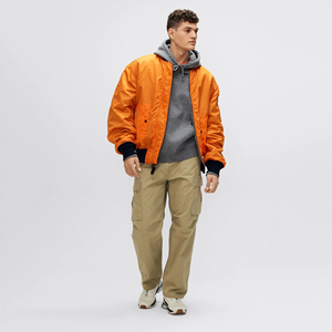 Blouson Bomber Décontracté Homme Hiver Chaud Chauffant Anti-Bactérien Respirant Coupe-Vent Extérieur avec Fermeture Éclair Personnalisable Logo Rapide - Product Image 5