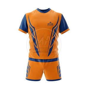 Venta en línea Transpirable 100% Poliéster Rugby Uniforme Conjuntos Alta calidad Personalizable Hecho en Pakistán - Product Image 1