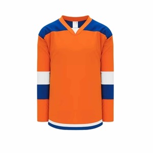Maillot de hockey sur glace à manches longues en polyester respirant de haute qualité, personnalisé ODM OEM, sublimation - Product Image 5