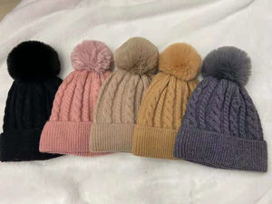 หมวกบีนนี่ผู้ชาย ดีไซน์สีสัน ปรับแต่งโลโก้ได้ ผลิตหมวกฤดูหนาว ผ้าฝ้าย 100% สำหรับผู้ใหญ่ แบบยูนิเซ็กซ์ หมวกบีนนี่สำหรับเล่นฮอกกี้น้ำแข็ง - Product Image 6