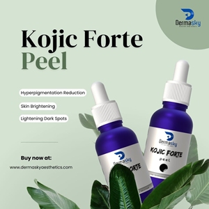 Auténtico Dermasky Kojic Forte Peel 30mL, Peeling Químico Facial Líquido de Alta Calidad con Ácido Salicílico para Todo Tipo de Piel, Marca Privada - Product Image 2