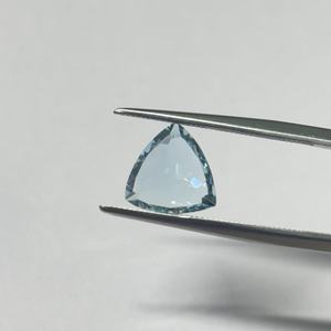 Aguamarina Natural, Corte Trillón, 9mm, Piedra Preciosa Suelta, Precio de Mayoreo Directo, Joyería, Piedra Azul, 2 Quilates, Santa María - Product Image 4