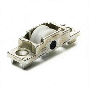 Bogie en Zamak de conception industrielle avec 1 roue à billes ou à aiguilles pour roulettes de portes et fenêtres - Product Image 3