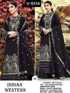 Les plus belles femmes portent un costume Salwar Kameez de broderie lourde Vêtements de mariage Vêtements de mariée Costume Sharara pakistanais - Product Image 4