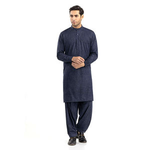 Best Quality Custom Embroidered <b>Men's</b> <b>Shalwar</b> <b>Kameez</b> Breathable Material for Party Occasions Wholesale - Product Image 1