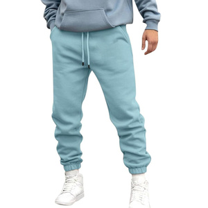 Pantalon de jogging anti-rides teint uni pour homme Pantalon confortable, léger et élégant - Product Image 6