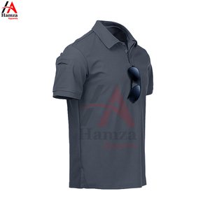 Camiseta de Golf Transpirable de Lona Sólida de Alta Calidad al por Mayor, Logotipo Personalizado, Talla Grande para Hombre - Product Image 6