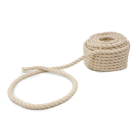 Corde en sisal naturel écologique 12 mm 15 m pour bricolage, ficelle de chanvre, décoration de fenêtre, remplacement pour griffoir d'arbre ou tour pour chat