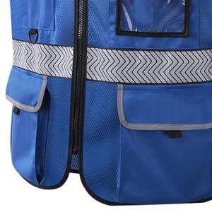 Chaleco de seguridad de ingeniero de calidad superior al por mayor, ropa de trabajo personalizada, chalecos de trabajo hechos a medida con diseño multibolsillo - Product Image 5