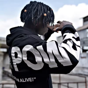 Sudadera con Capucha Extra Grande de Alta Calidad para Hombre, Ropa de Calle Personalizada Estilo Y2K, Ropa de Invierno 100% Algodón Transpirable - Product Image 5