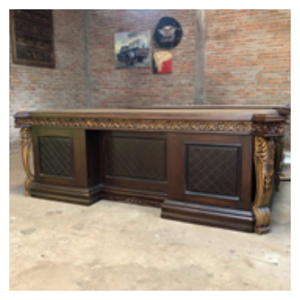 Mesa de Director de Madera de Teca Sólida, Escritorio Ejecutivo Premium con Artesanía Atemporal - Product Image 3