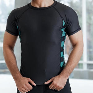 เสื้อรัดรูปสำหรับผู้ชายเสื้อออกกำลังกายแห้งเร็วสำหรับใส่ไปยิมฝึกซ้อม - Product Image 1