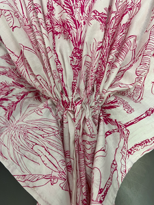 Caftan en coton pour femmes caftan floral indien caftan longue robe vêtements de nuit robes maxi robe - Product Image 4