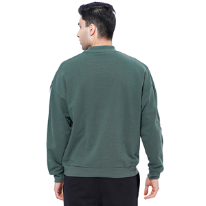 Logo personnalisé pull surdimensionné hommes sweat à capuche épaule tombante style décontracté 100% coton pour l'hiver - Product Image 3